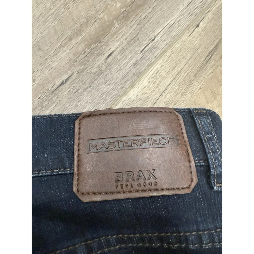 BRAX FEEL GOOD COOPER DENIM REGULAR FIT JEANS MENS 38 X 34 MIDWEIGHT STRETCH BLU